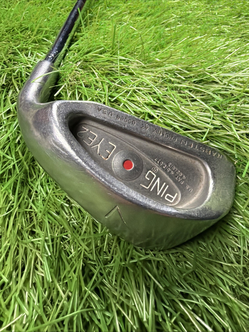 Vintage Ping Eye 2 7 Iron Orange Dot RH Dynamic Gold S300 Stiff Flex 37.5"