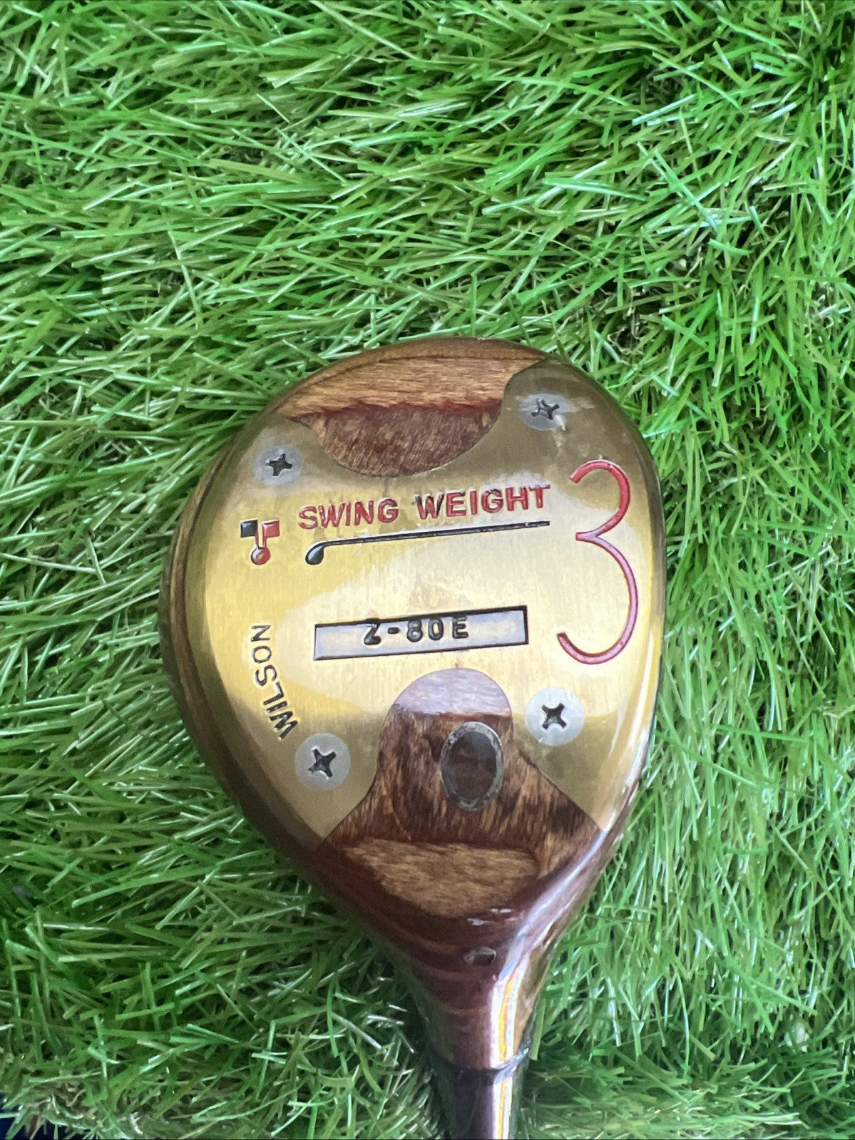 Vintage Wilson Z-80e 2 & 3 Wood RH True Temper Step Down Shaft Leather Grip