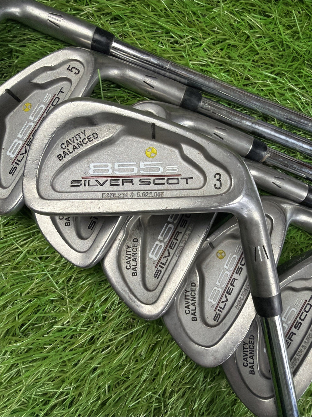 Tommy Armour 855s Silver Scot Iron Set (3-9) RH Tour Step II Regular Flex Shafts