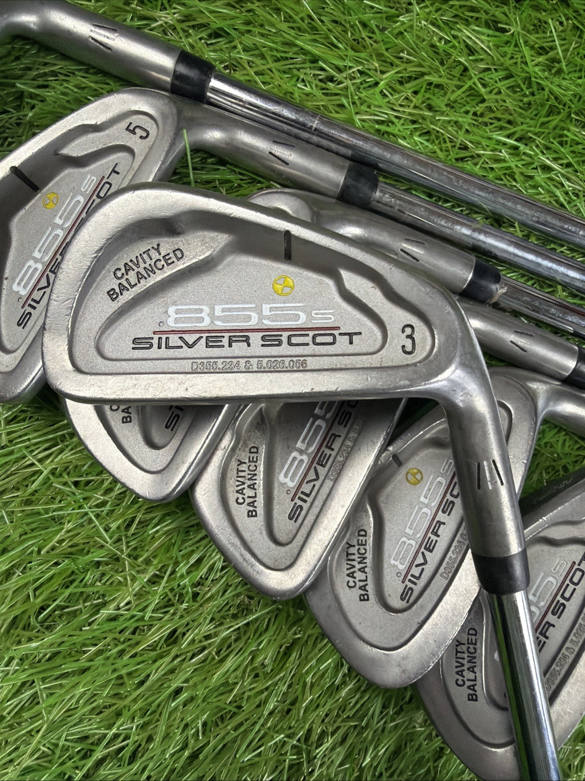 Tommy Armour 855s Silver Scot Iron Set (3-9) RH Tour Step II Regular Flex Shafts