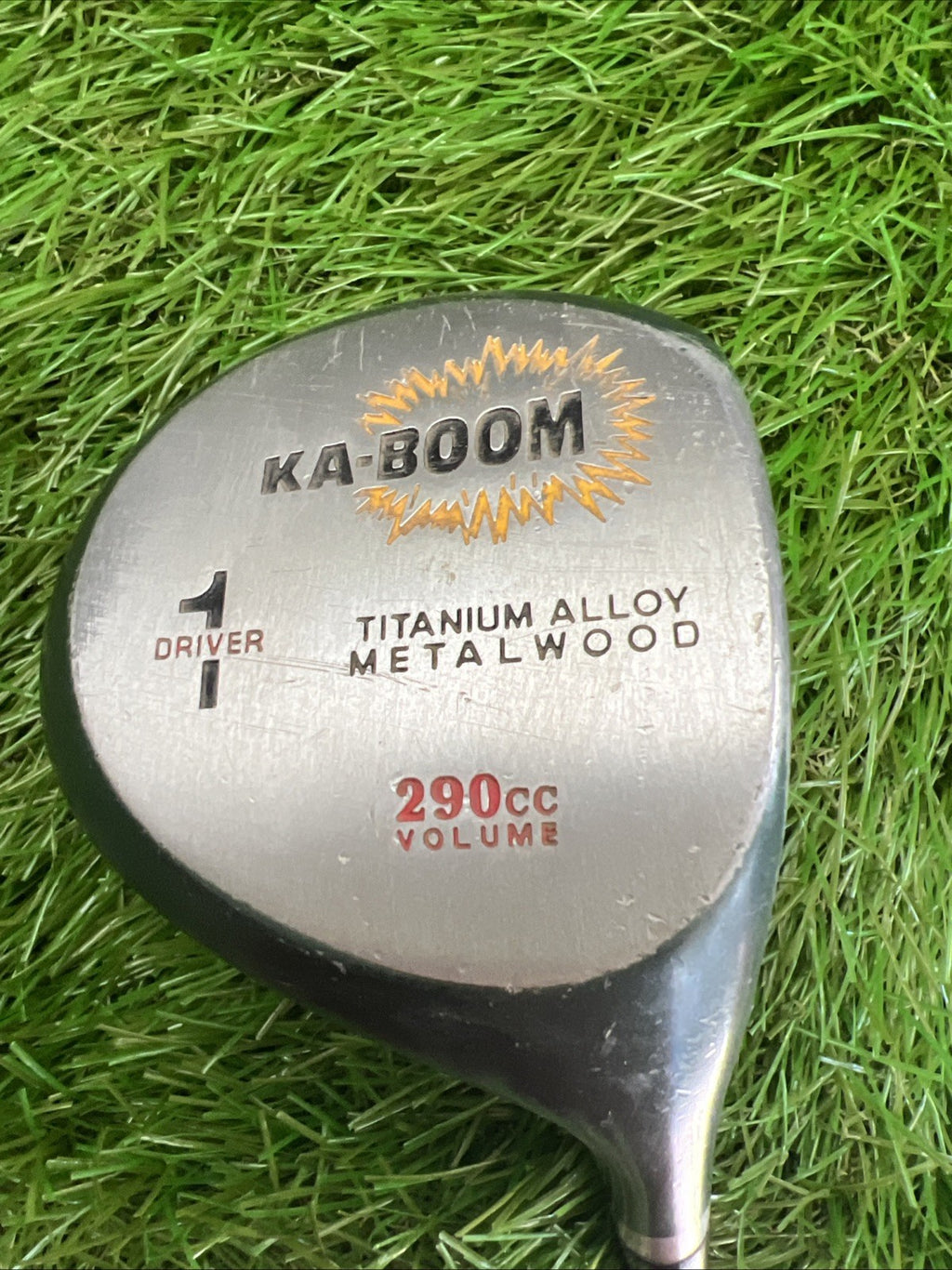 Rare KABOOM Driver 290cc Titanium Alloy RH Regular Flex Graphite Shaft 45"