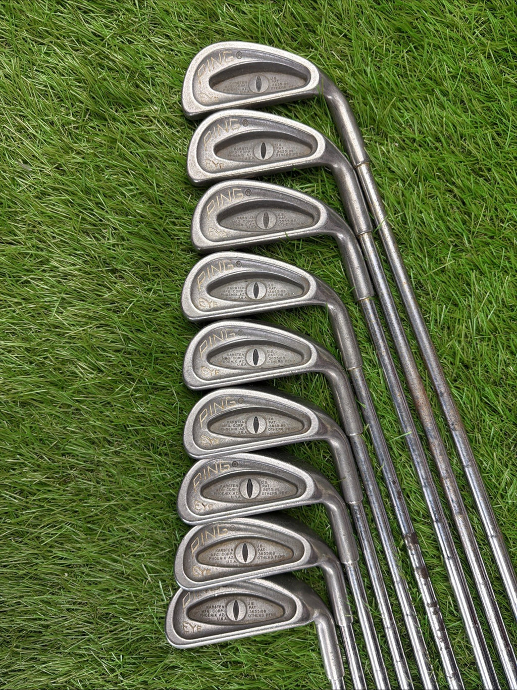 Ping Eye "Cat Eye" Iron Set (2-PW) Black Dot RH ZZ Lite Siff Flex Shafts