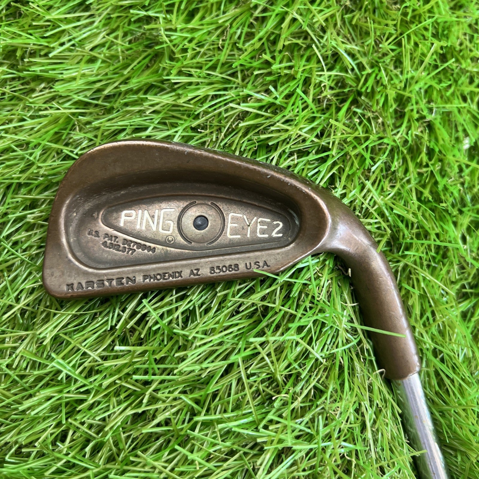 Vintage Ping EYE 2 3 Iron Beryllium Copper (BeCu) Black Dot RH Steel Shaft 39"