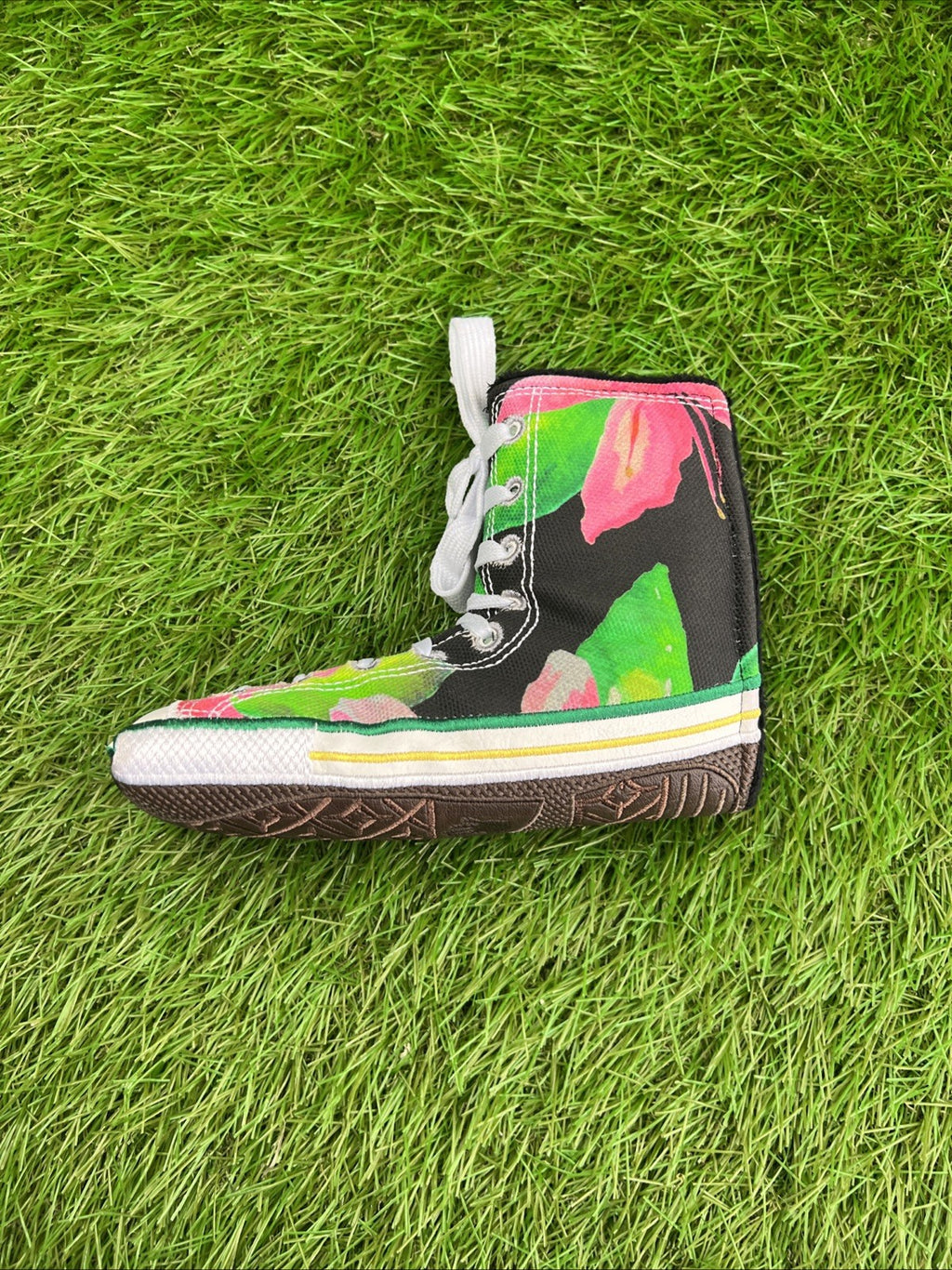 Handmade Patrick Gibbons Floral Converse Blade Putter Cover
