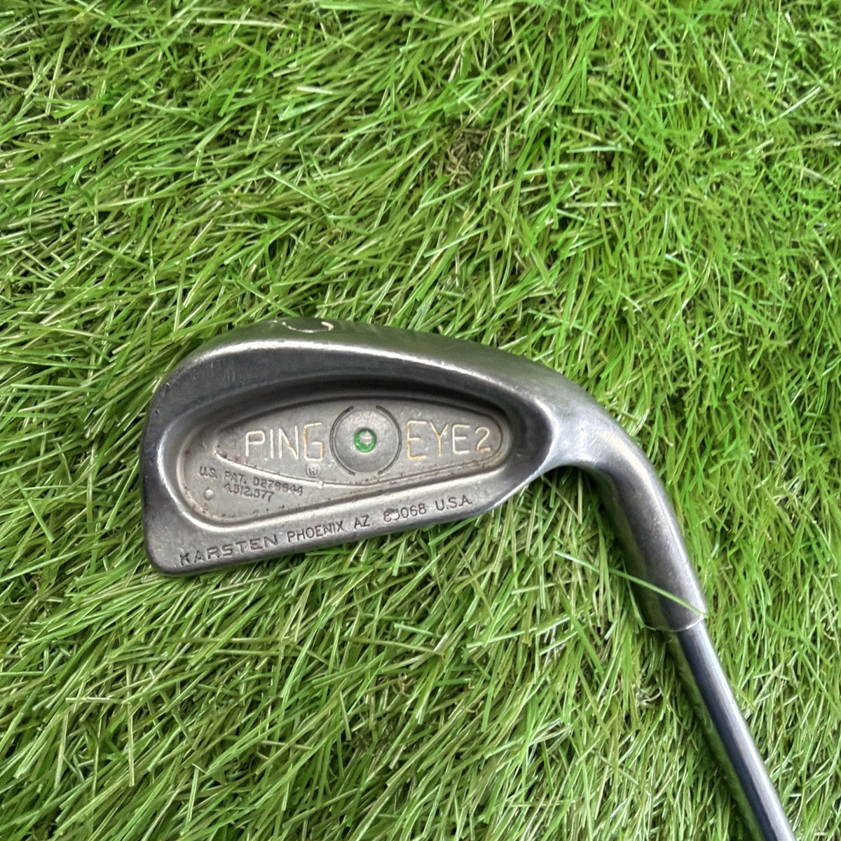 Ping Eye 2 2 Iron Green Dot RH ZZ Lite Stiff Flex Shaft 39"