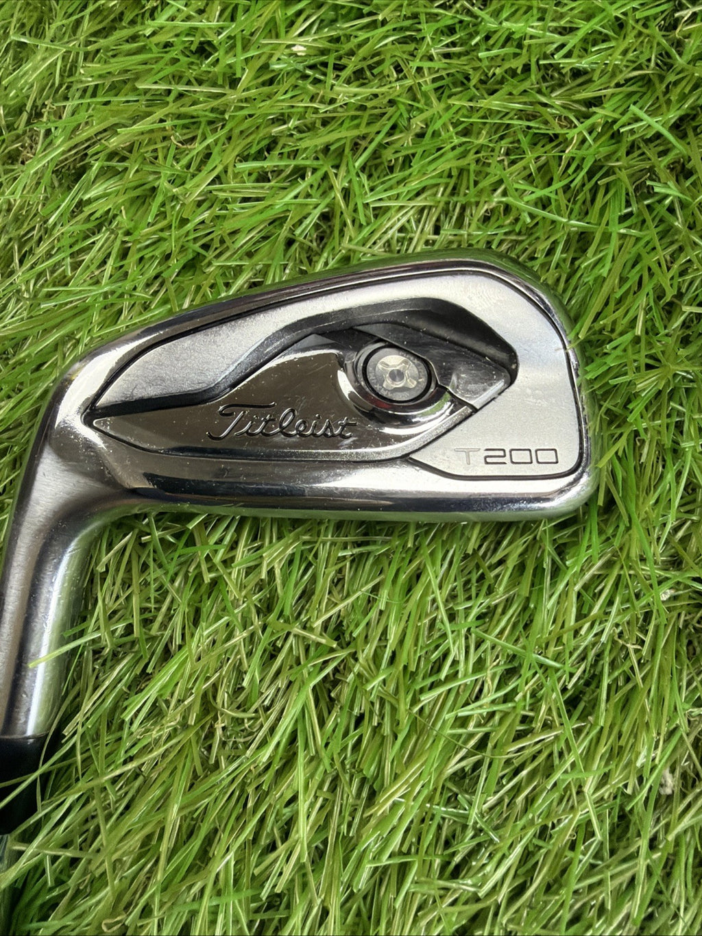 Titleist T200 7 Iron LH True Temper AMT S300 Black Stiff Flex 37.5"