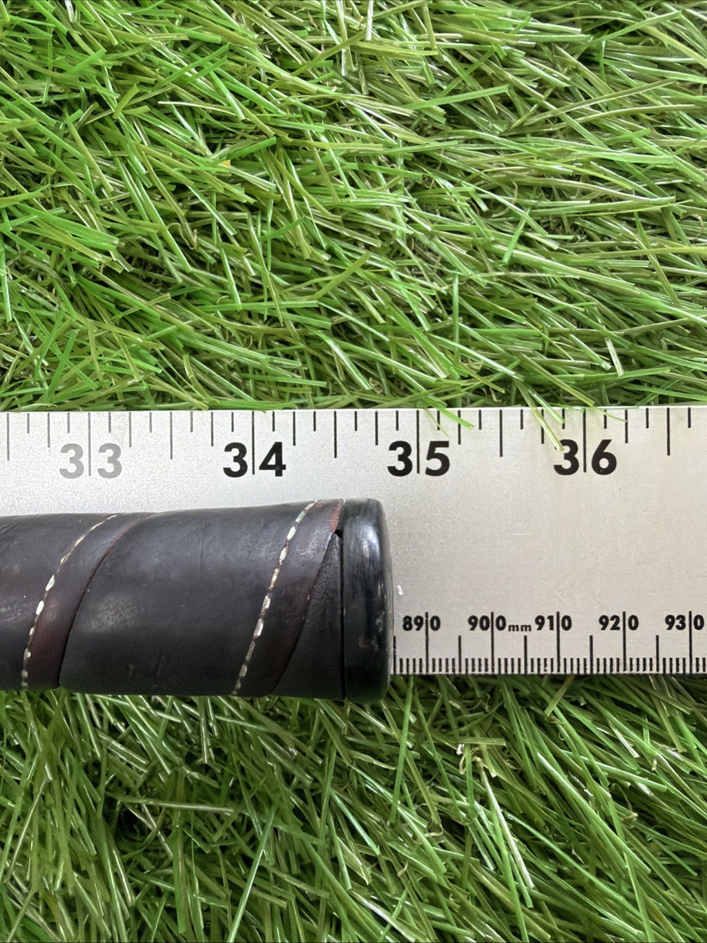 Vintage MacGregor Jack Nicklaus JN100 Putter RH Leather Grip 34.75" - Pristine