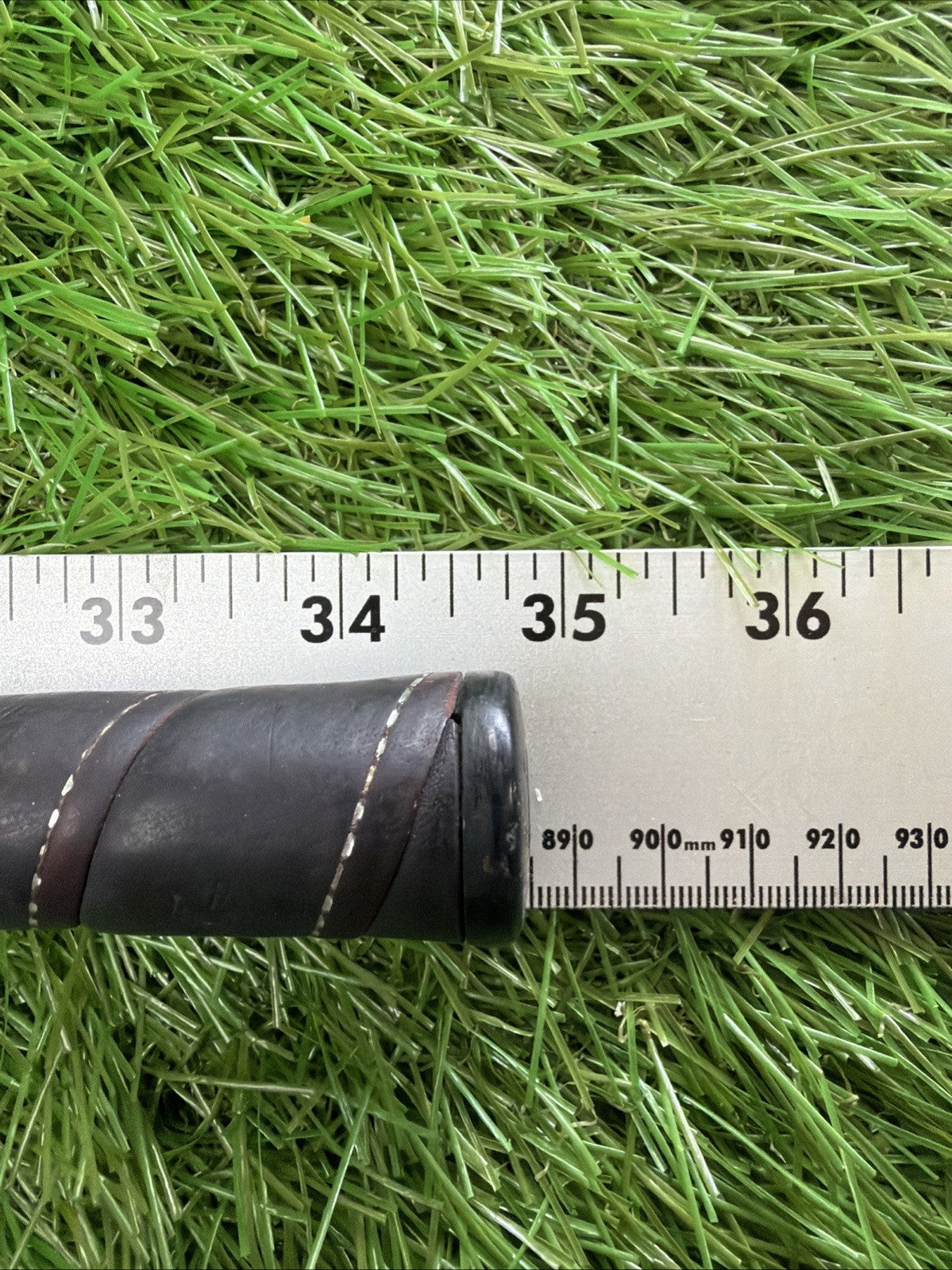 Vintage MacGregor Jack Nicklaus JN100 Putter RH Leather Grip 34.75" - Pristine