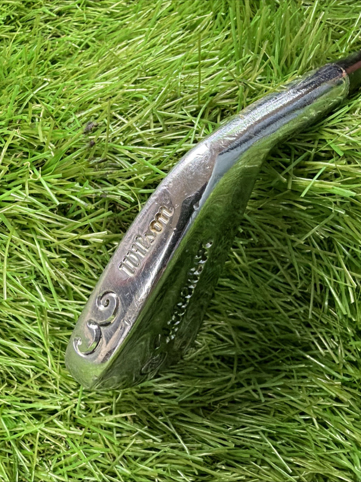 Rare Vintage Wilson Hitsenor 3 Iron RH Steel Shaft Original Grip 39"