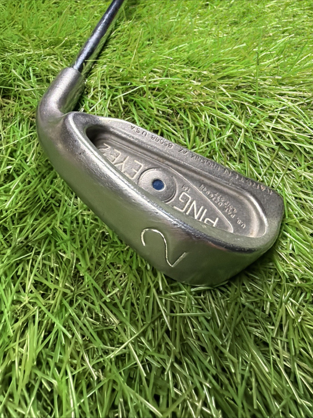 Ping Eye 2 2 Iron Blue Dot RH Dyanmic Gold X100 Extra Stiff Flex Shaft 39.5"