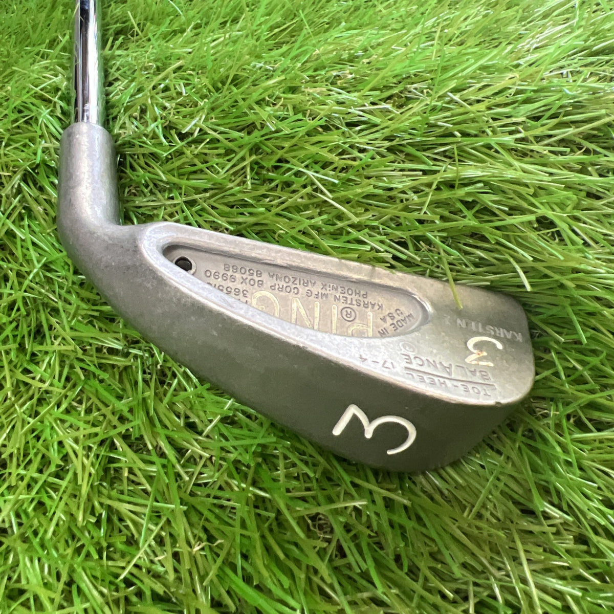 Vintage Ping Karsten I 3 Iron Black Dot RH ZZ Lite Stiff Flex 39" (Pristine)