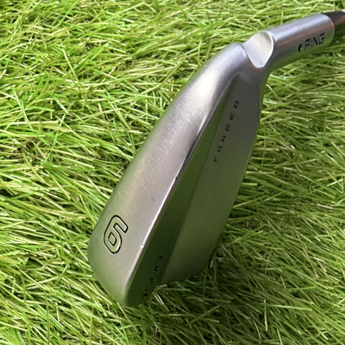 Ping i500 6 Iron Black Dot Forged RH Aerotech Steel Fiber 195 Stiff Flex 38"