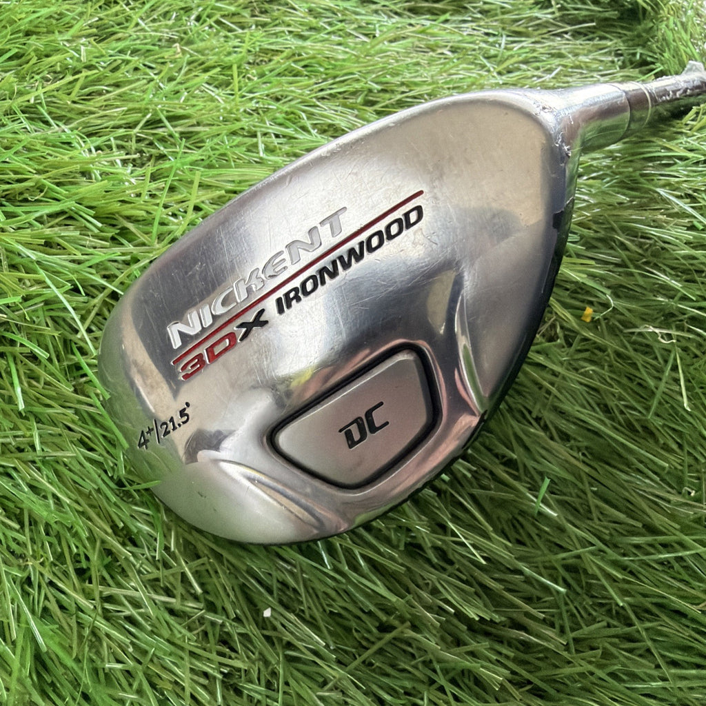 Nickent 3DX Ironwood 21.5° 4+H RH SR2 85g Stiff Flex Shaft 39.5"