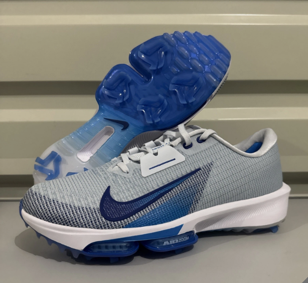 Nike Air Zoom Infinity Tour Next% 2 Spiked Golf Shoes Blue Size 9.5 Wide