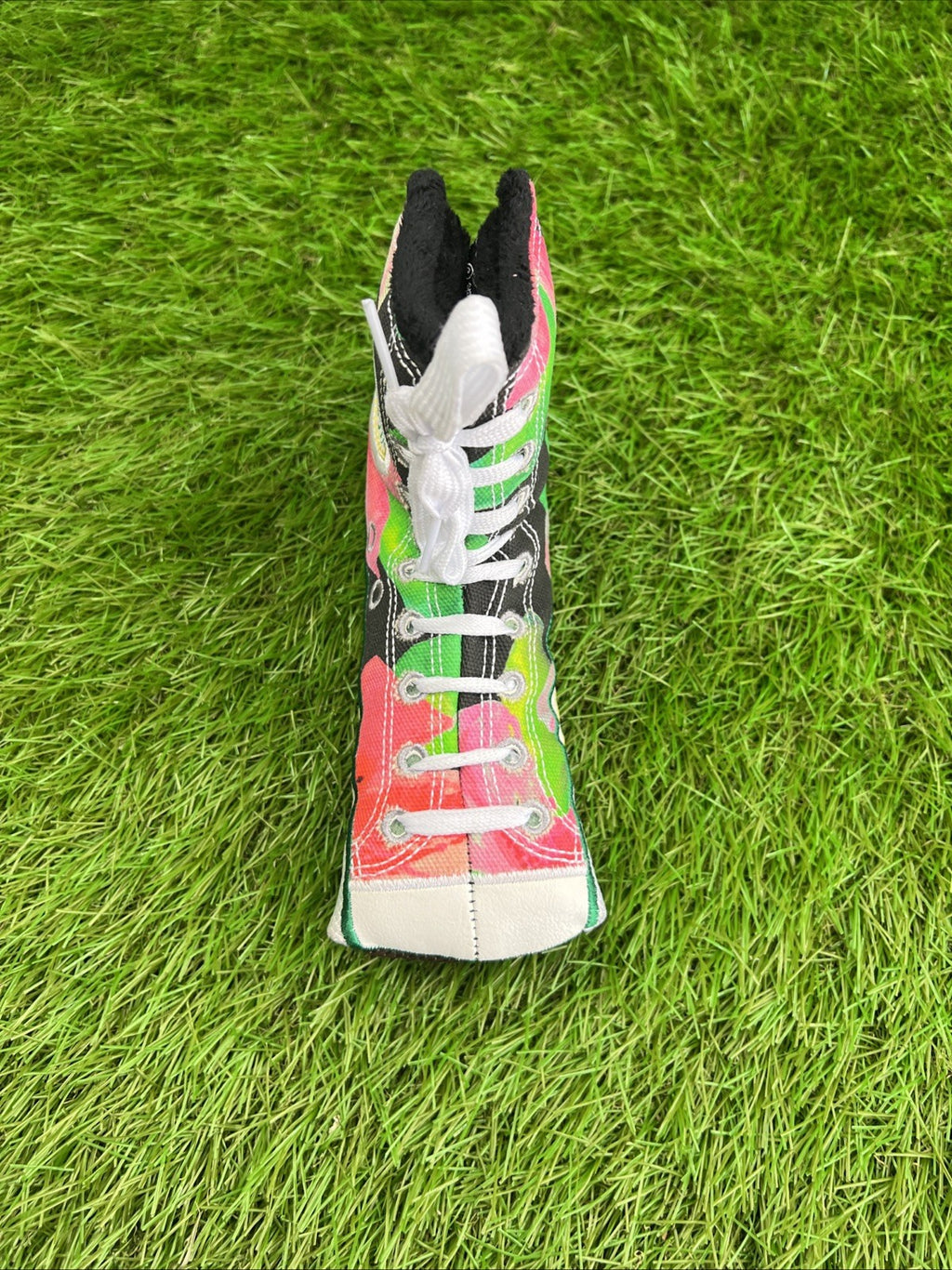 Handmade Patrick Gibbons Floral Converse Blade Putter Cover