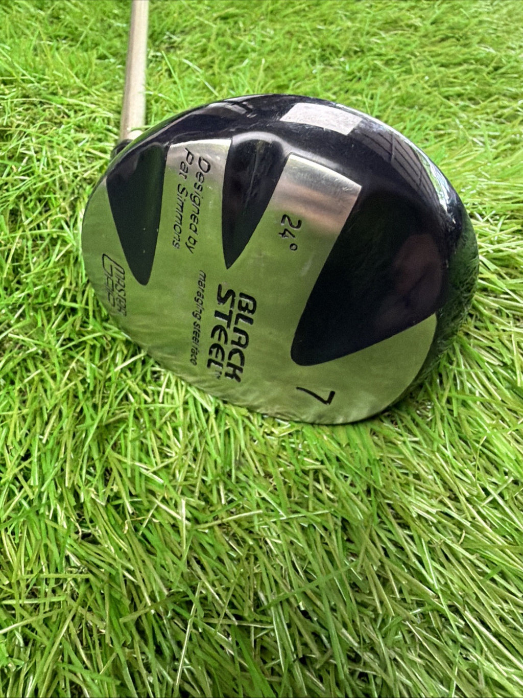 Master Grip 24° 7 Wood Black Steel RH MC-60 Regular Flex Graphite Shaft 42.25"