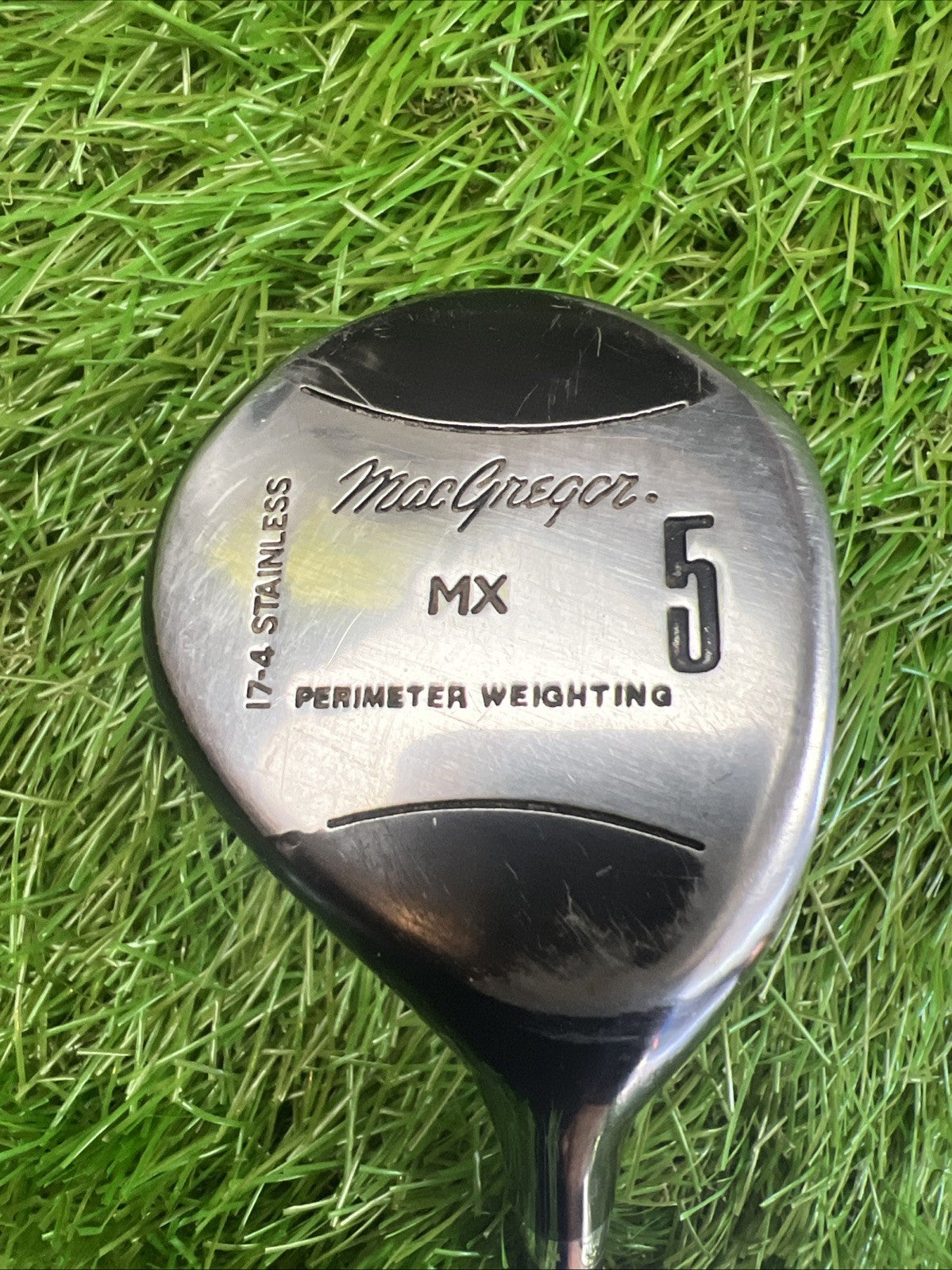 Vintage MacGregor MX 5 Wood 17-4 Stainless RH Velocitized Reg. Flex Shaft 41.5"