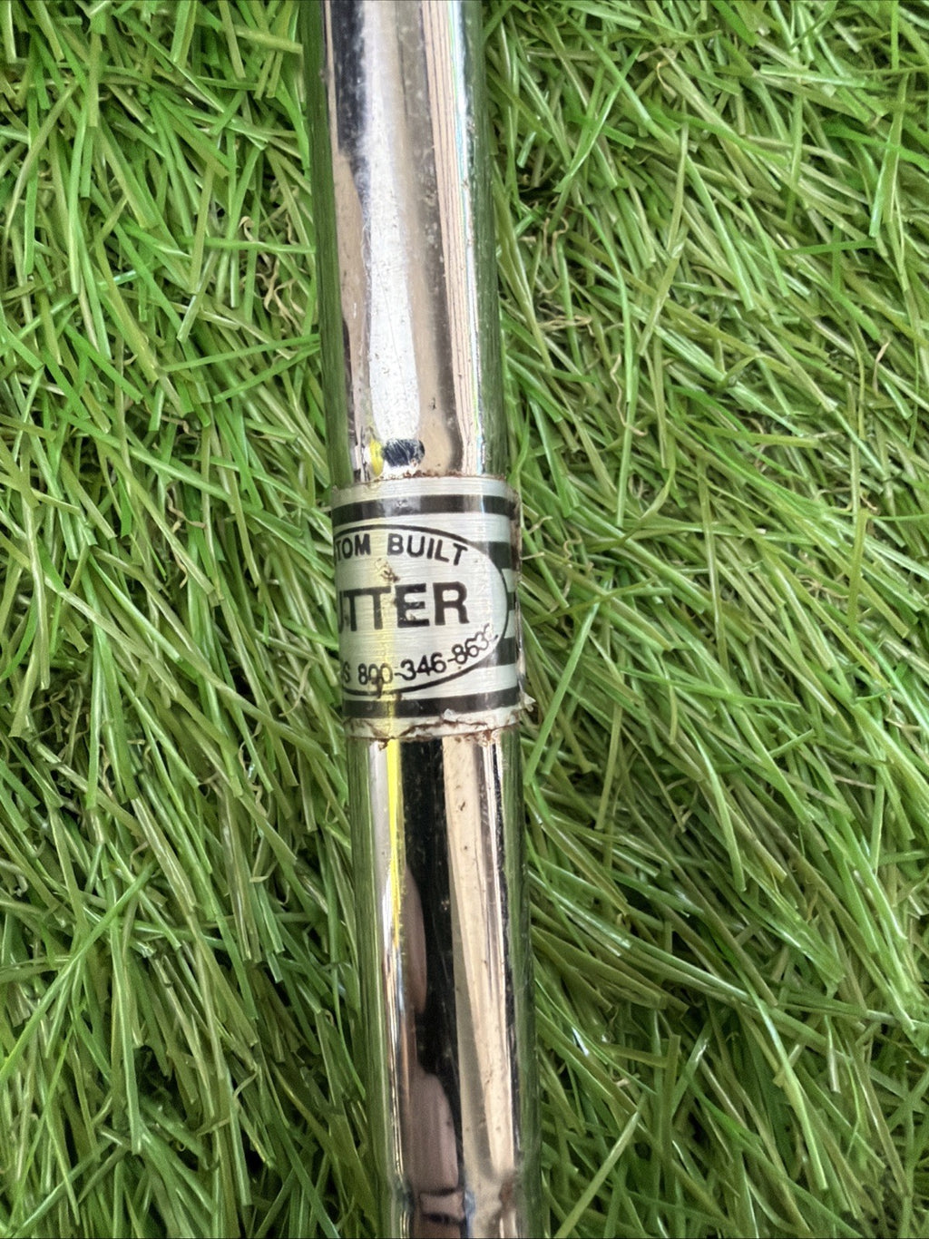 Vintage Brazos Met Life Putter RH Steel Shaft 35.5"