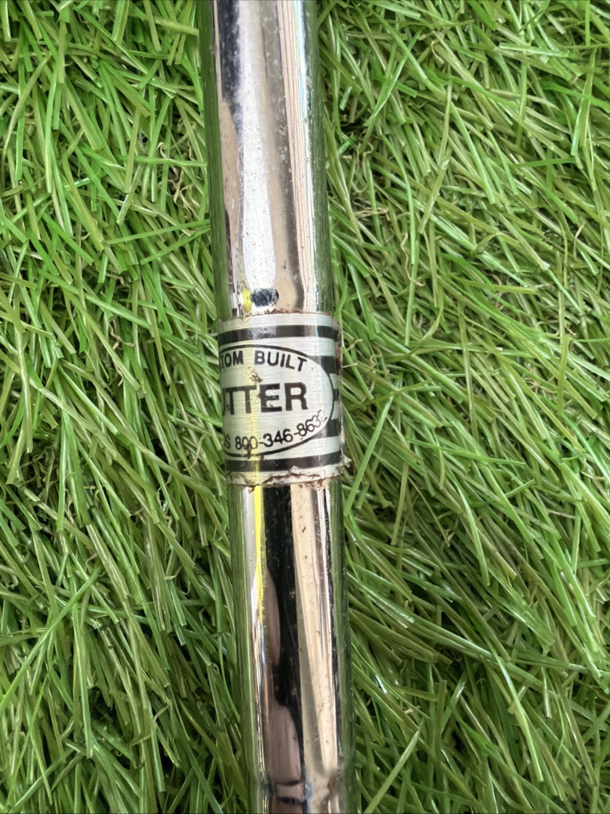 Vintage Brazos Met Life Putter RH Steel Shaft 35.5"