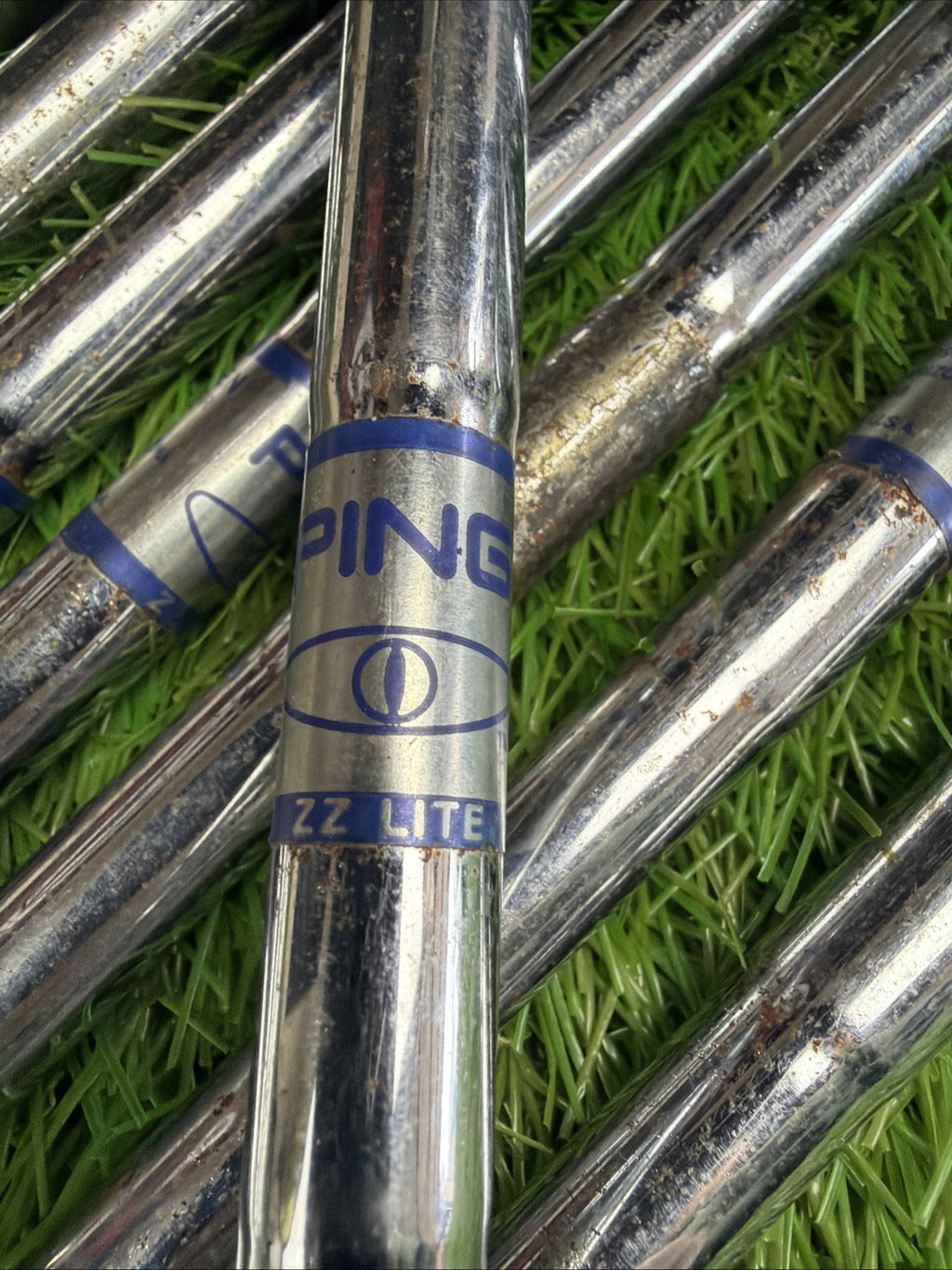 Ping Eye "Cat Eye" Iron Set (2-PW) Black Dot RH ZZ Lite Siff Flex Shafts