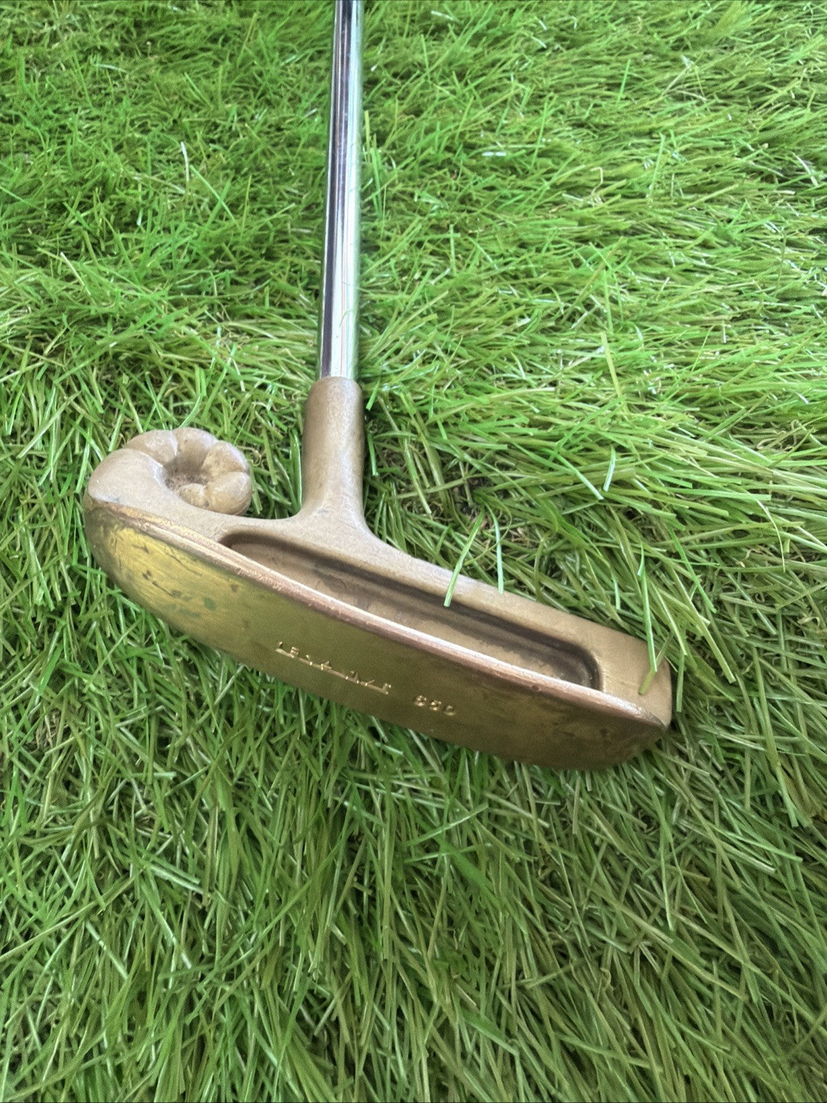 Vintage RAM Horned 650 Brass Putter RH True Temper Shaft 35.5"