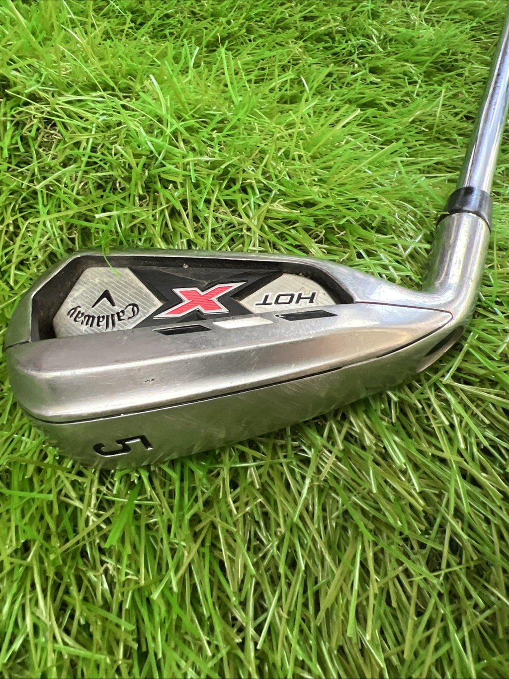 Callaway X Hot 5 Iron LH True Temper Speed Step 85 Stiff Flex Shaft 38.5"