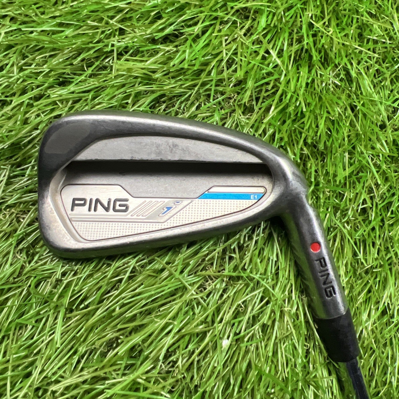 Ping i E1 7 Iron Orange Dot RH KBS Tour 105 X-Stiff Flex Shaft 37"