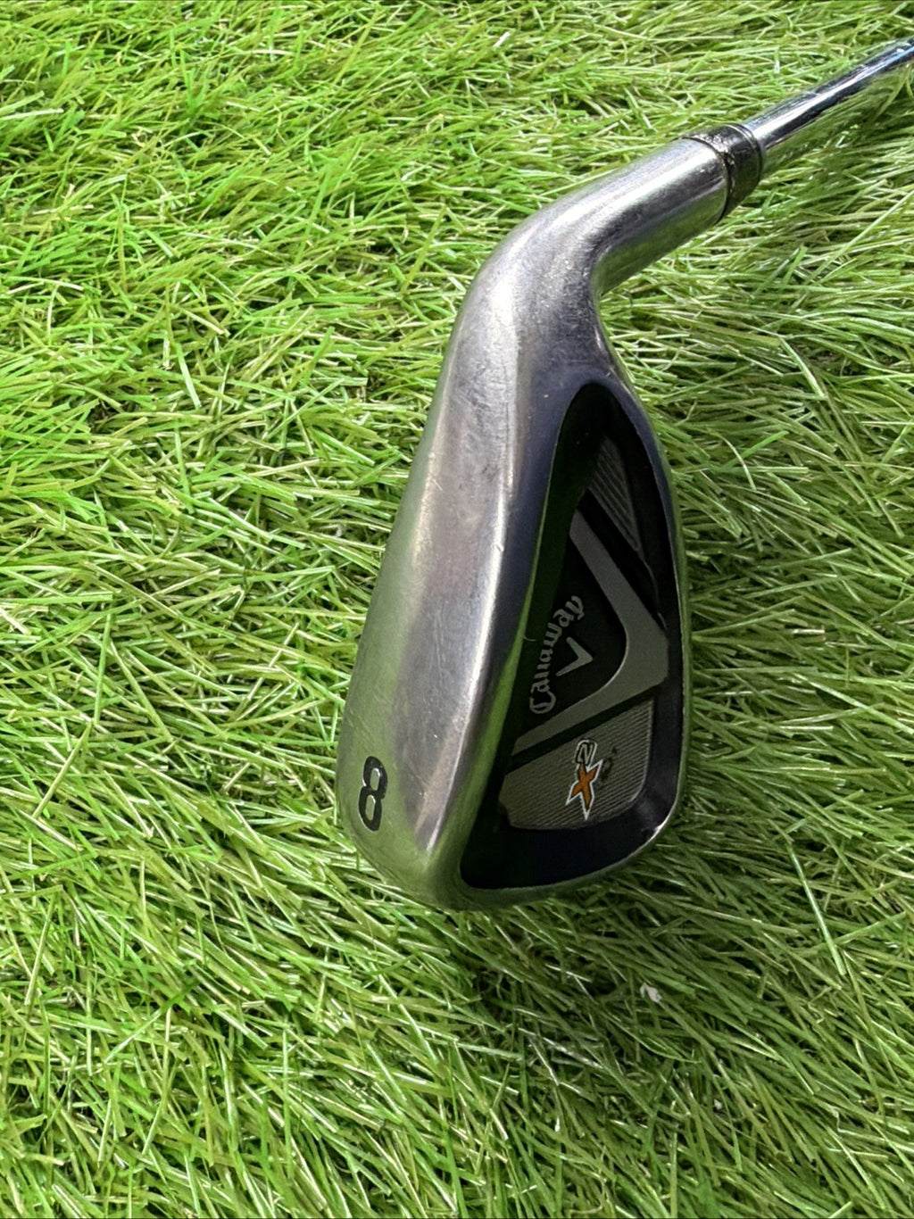 Callaway X2 Hot 8 Iron RH True Temper Speed Step 85 Stiff Flex Shaft 37"