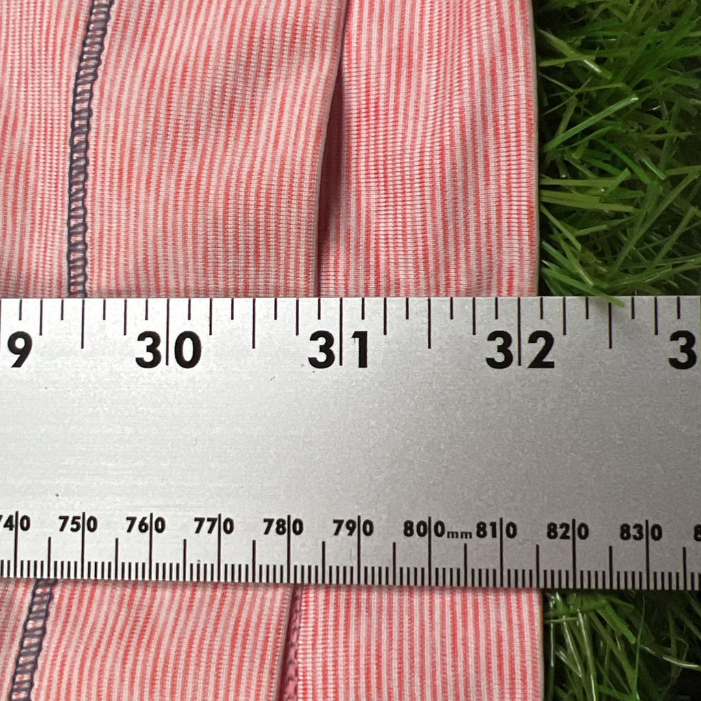 FootJoy Golf Polo XL Pink/White Stripped Pattern