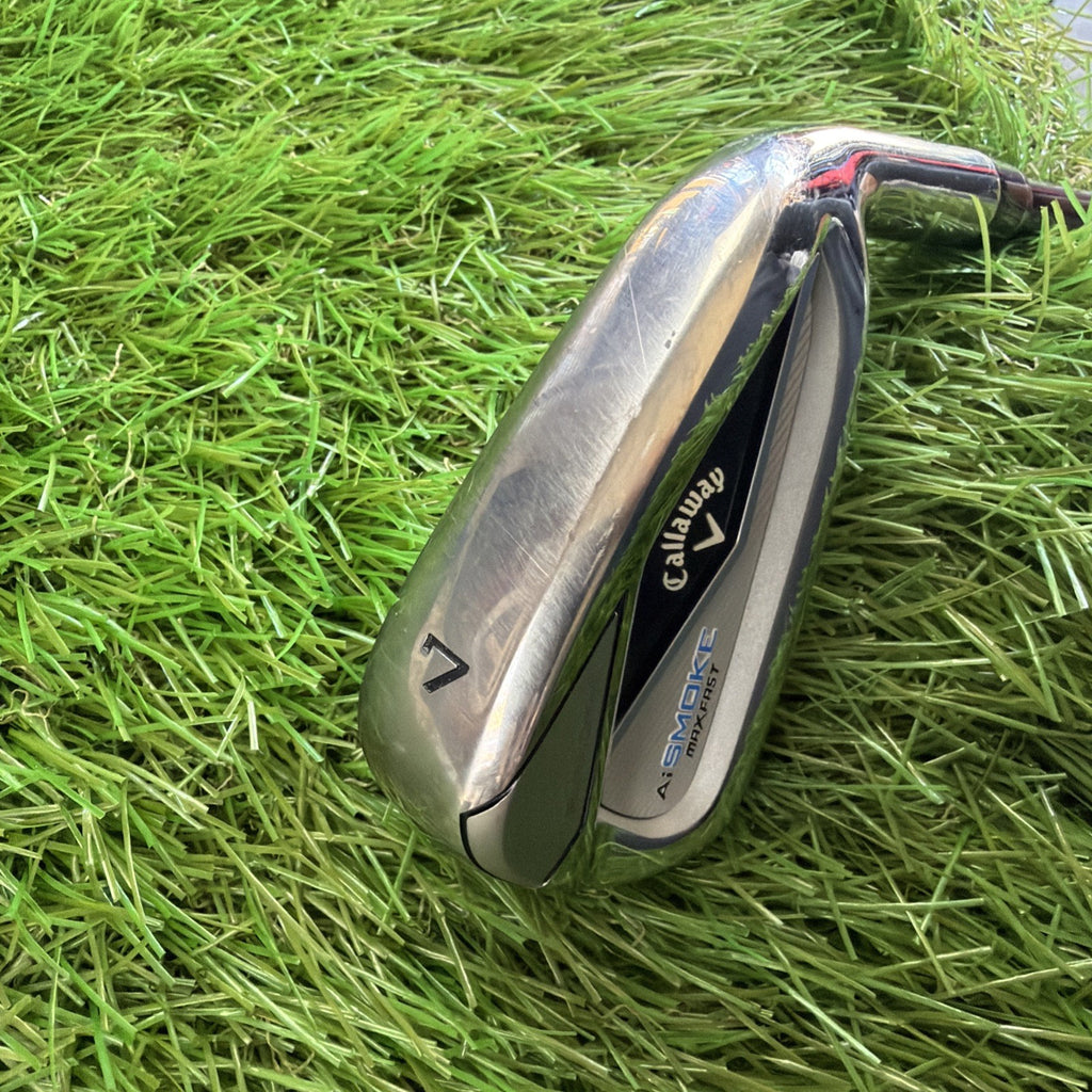 Callaway Paradym AiSmoke 7 Iron Max Fast RH TENSI 40 F2 Senior Flex Shaft 37.5"