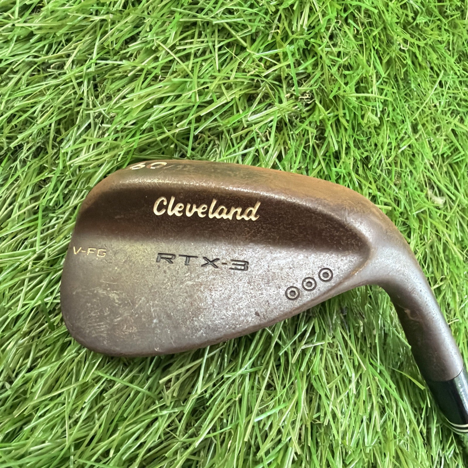 Cleveland RTX3 Raw 60° Wedge V-FG RH Steel Shaft 35.5"