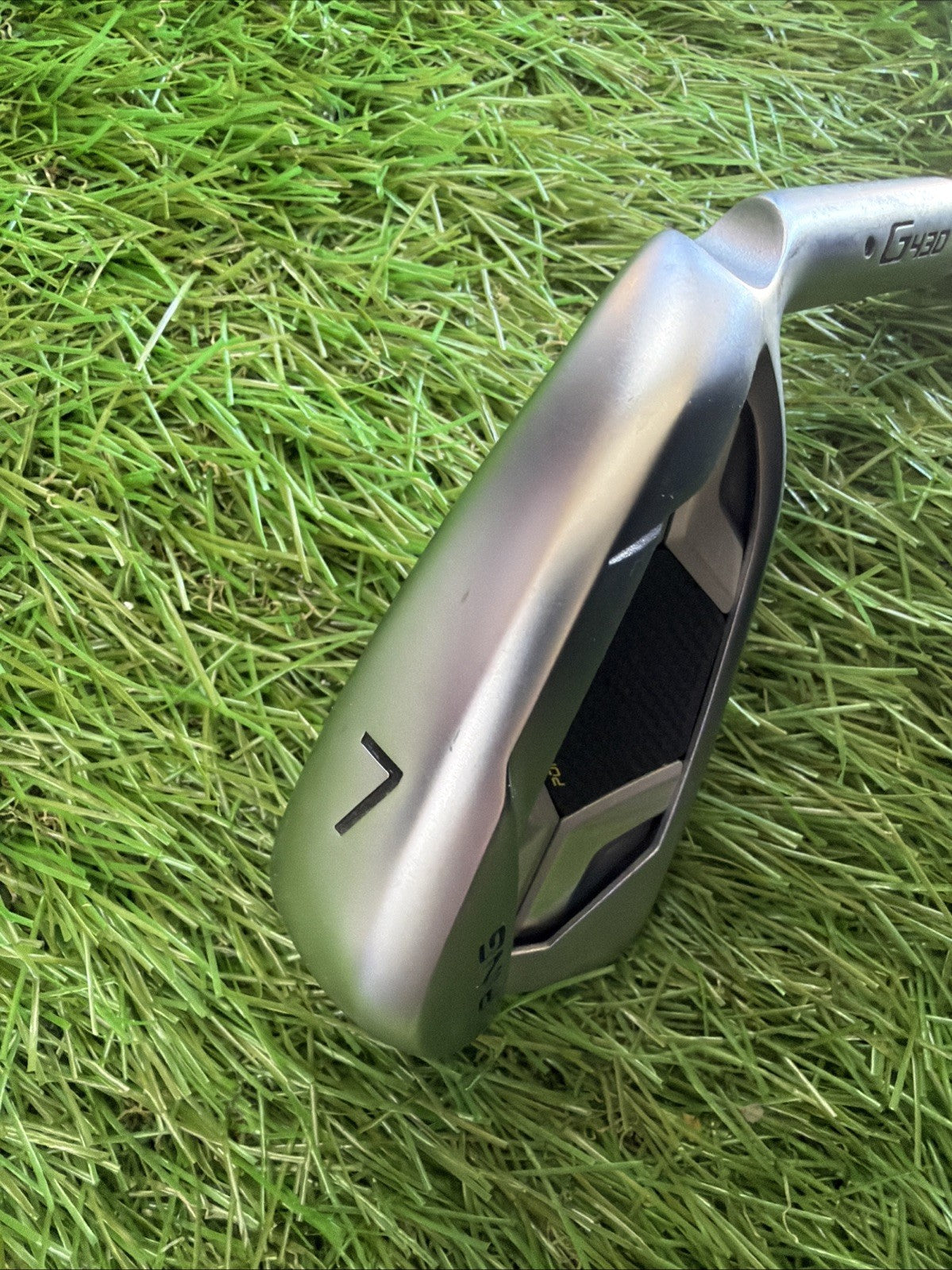 Ping G430 7 Iron Black Dot RH A.W.T. 2.0 Stiff Flex Shaft 37"