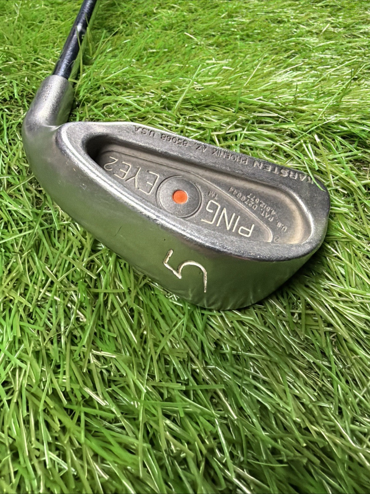 Ping Eye 2 5 Iron Orange Dot RH Steel Shaft 37.5"