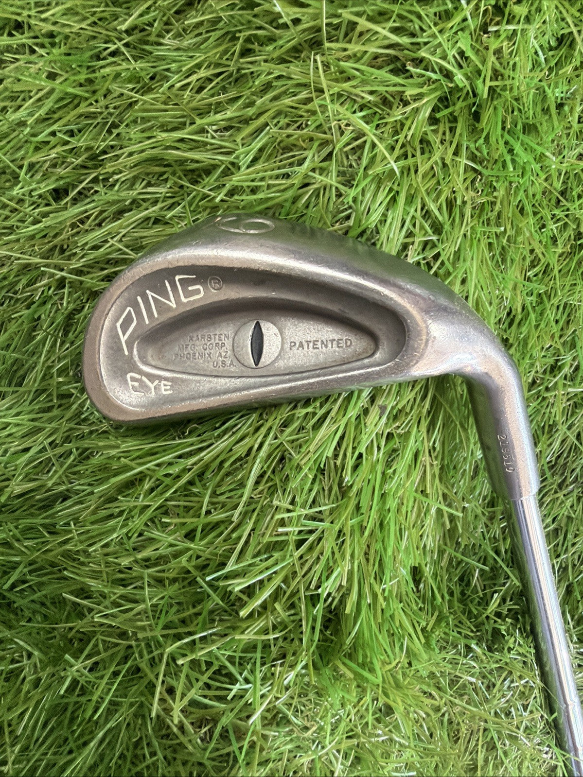 Ping Eye 9 Iron (Cat Eye) Black Dot RH ZZ Lite Stiff Flex Shaft 36"