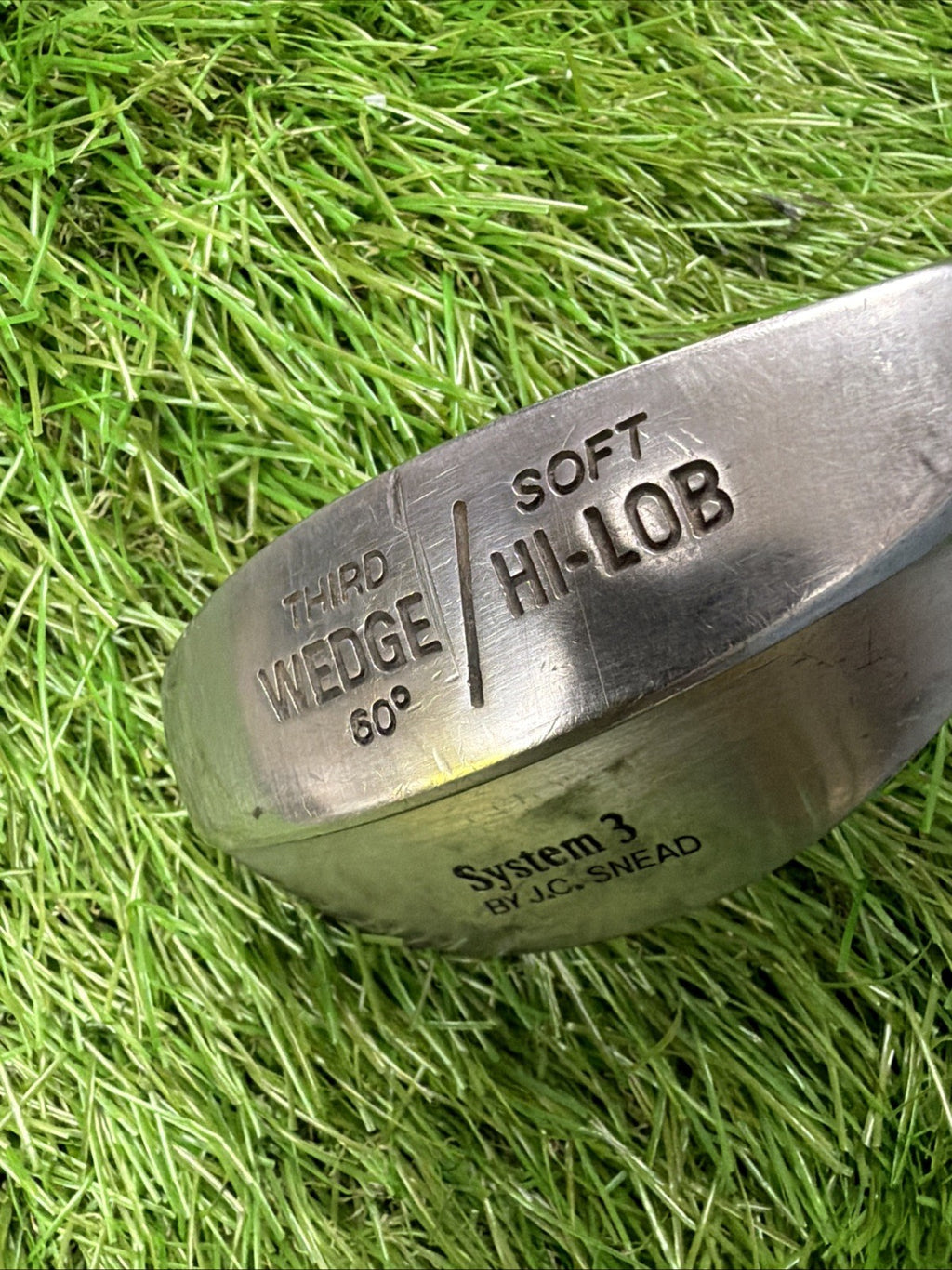 Northwestern JC Snead System 3 60° Log Wedge RH Stiff Flex Steel Shaft 36"