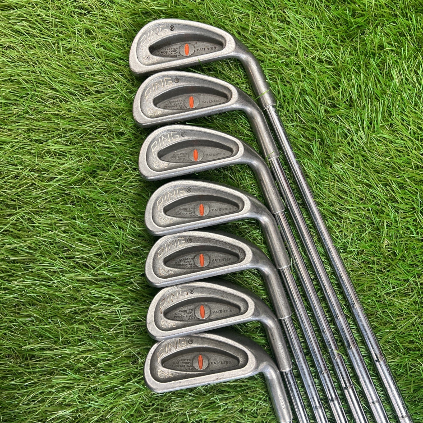 Vintag Ping "Cat Eye" Iron Set 4-PW Orange Dot RH ZZ Lite Stiff Flex Shafts