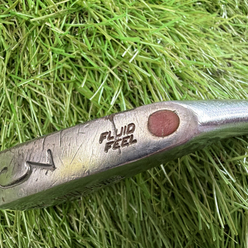 Vintage Wilson Staff Dyna Power 3 Iron RH Stiff Flex Aluminum Shaft Leather Grip