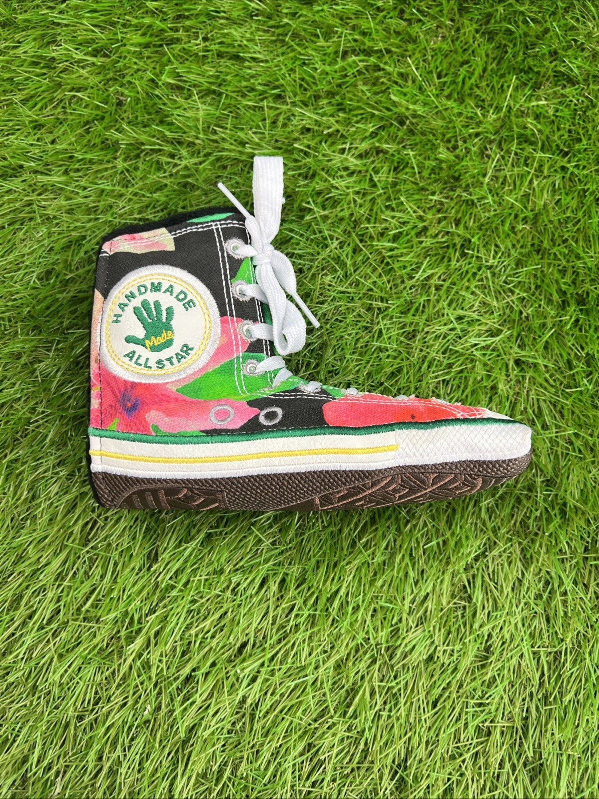 Handmade Patrick Gibbons Floral Converse Blade Putter Cover