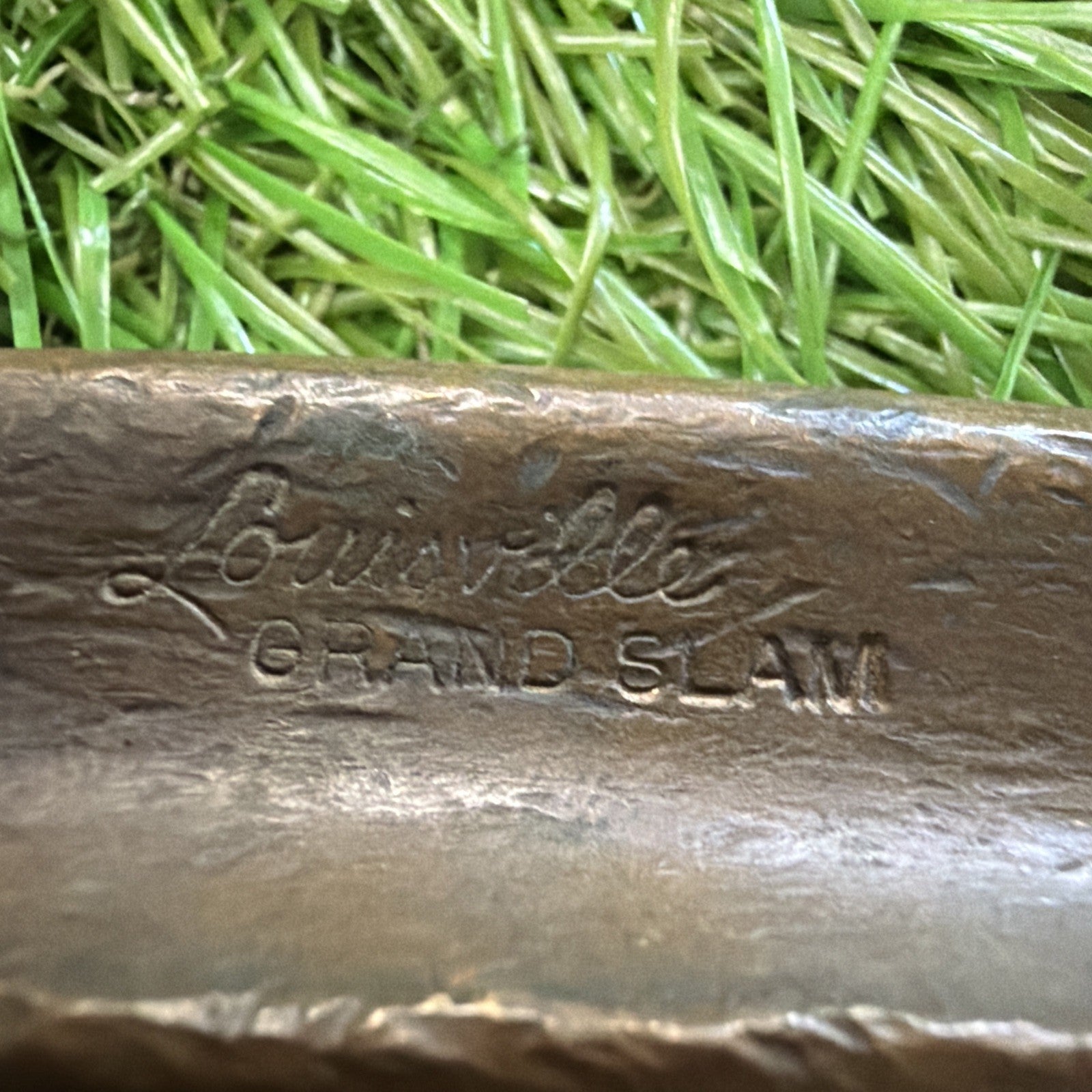 Vintage Louisville Grand Slam Model B Putter RH Leather Grip 34.5"
