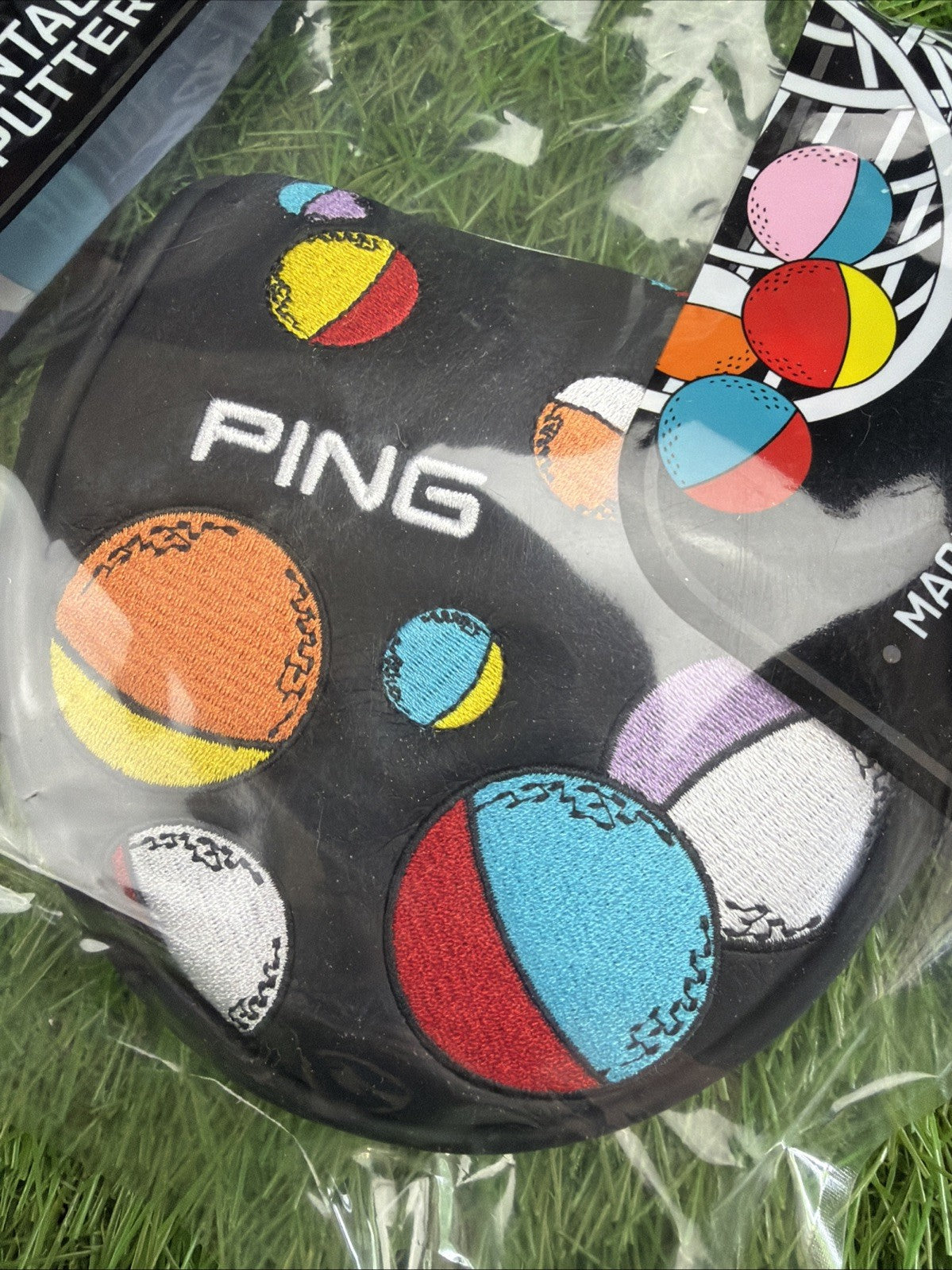 Ping Vintage Strobic Mallet Putter Cover Magnetic Closure