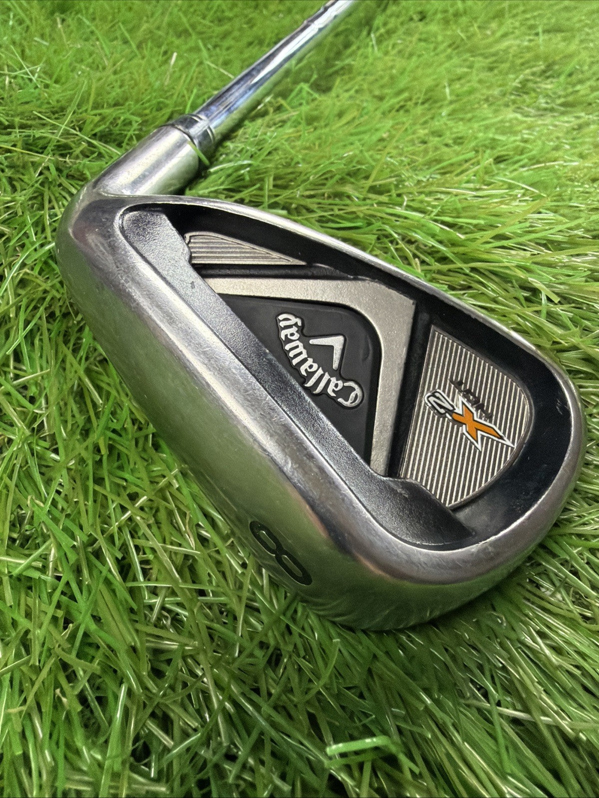 Callaway X2 Hot 8 Iron RH True Temper Speed Step 85 Stiff Flex Shaft 37"
