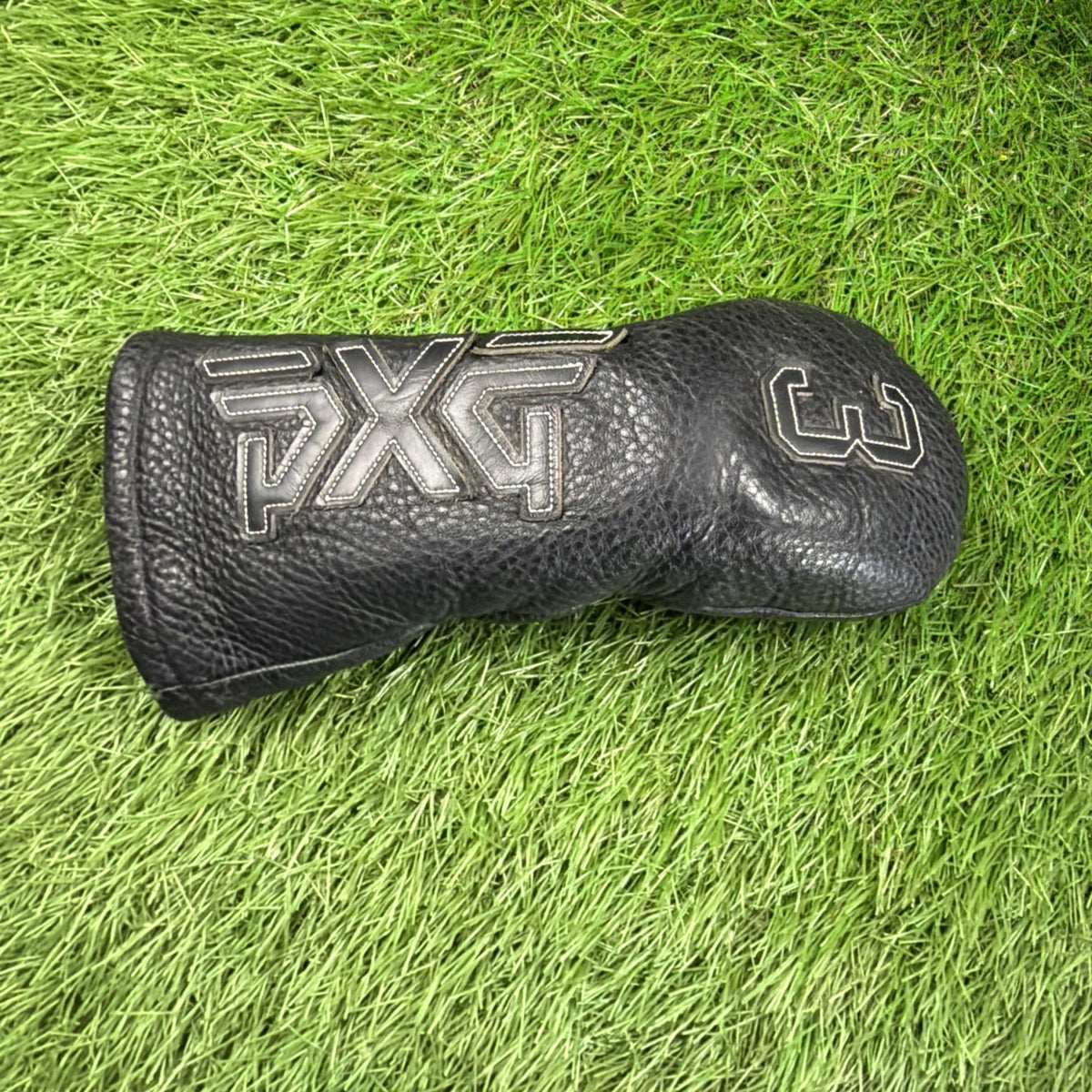 PXG Blackout 3 Wood Headcover Leather