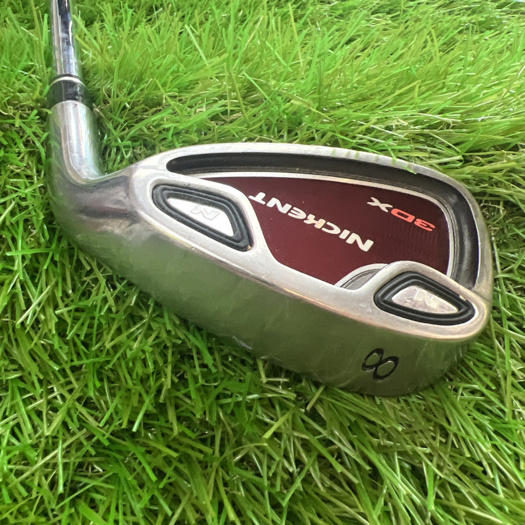 Nickent 3DX 8 Iron RH Uniflex Steel Shaft Jumbo Grip 36.5"