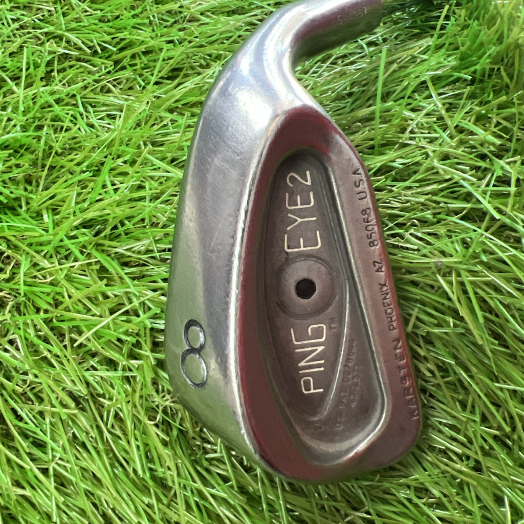 Ping Eye 2 8 Iron Black Dot RH ZZ Lite Stiff Flex Shaft 38"