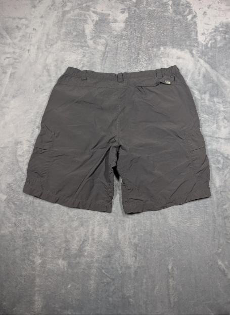 The North Face Shorts Mens Large Gray 9 Inch Inseam Cargo Elastic Waist Hiking