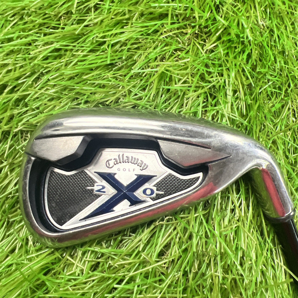 Callaway X20 6 Iron RH 75g Low Kick Regular Flex Shaft 37.5