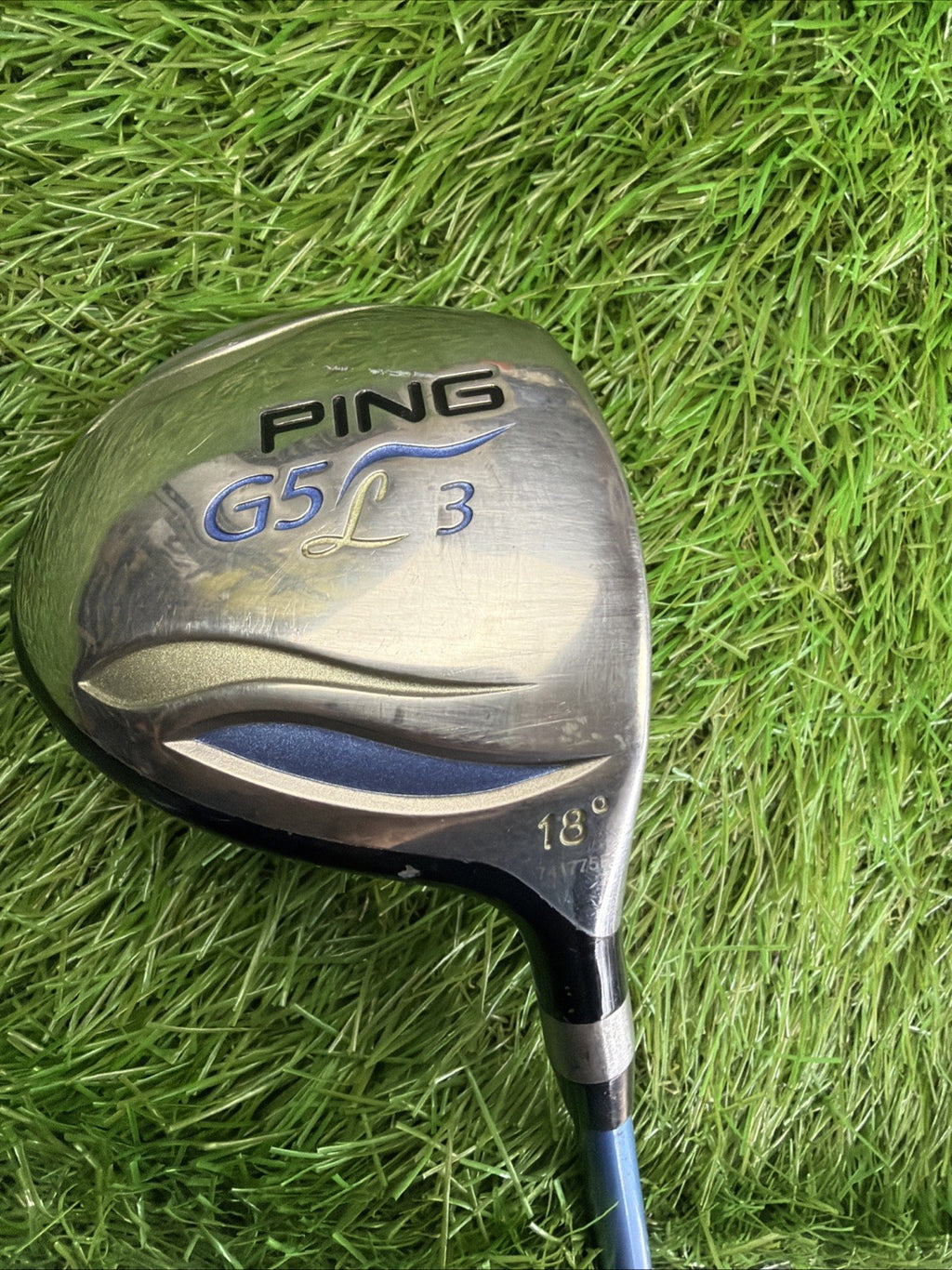 Ping G5 L 3 Wood 18° RH ULT 50 Ladies Flex Shaft 42.5"
