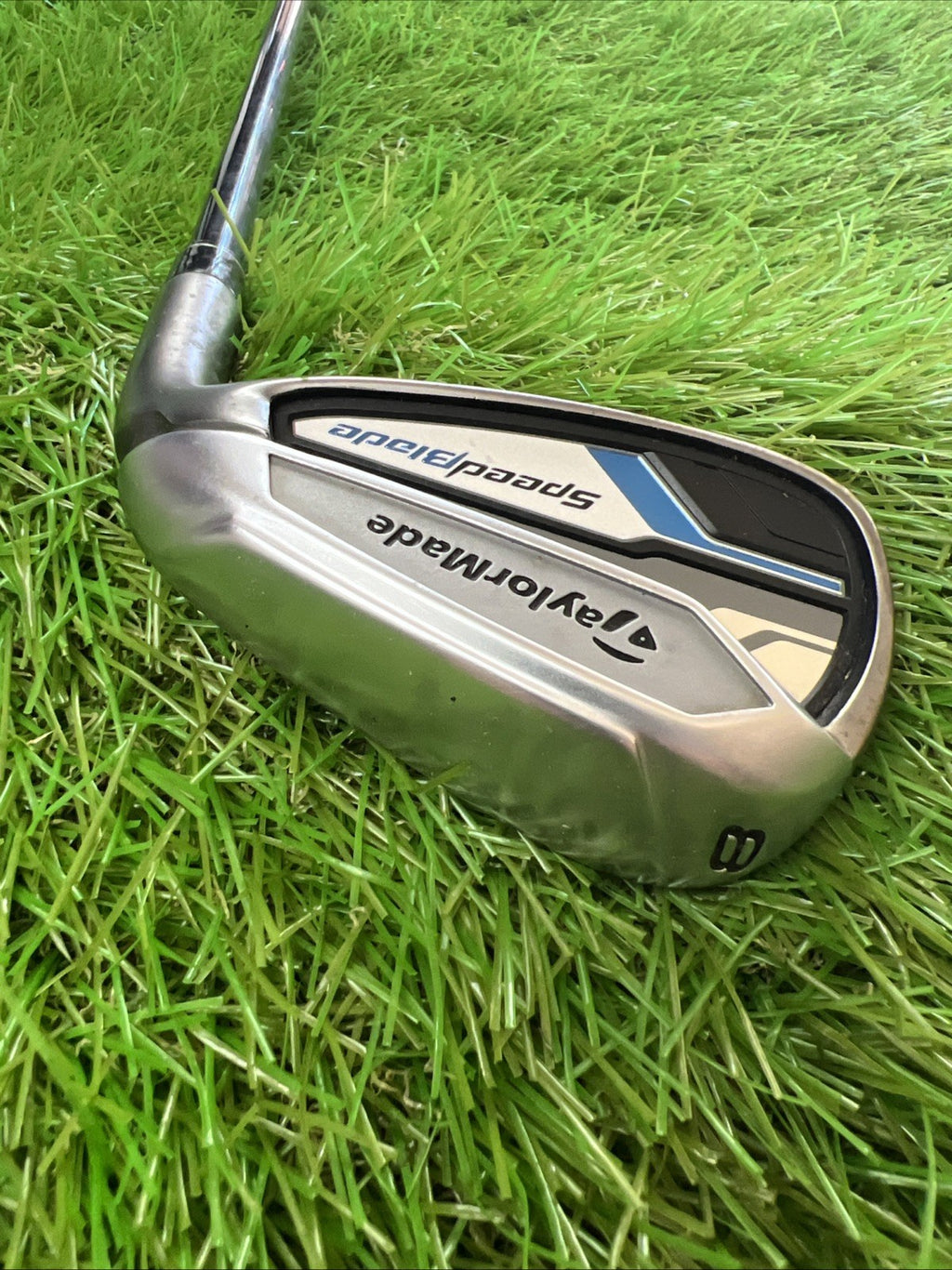 TaylorMade SpeedBlade 8 Iron RH VeloxT 75 Gram Stiff Flex Shaft 37"