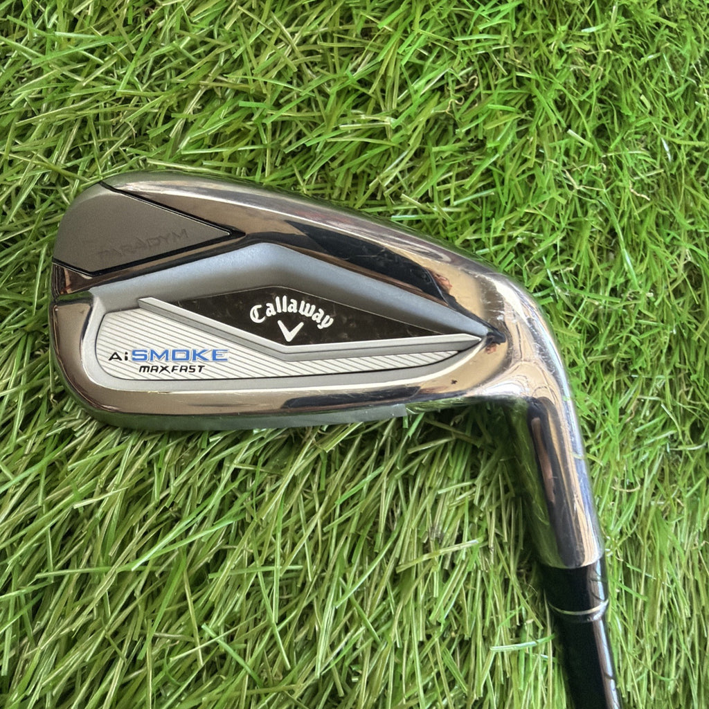 Callaway Paradym AiSmoke 7 Iron Max Fast RH TENSI 40 F2 Senior Flex Shaft 37.5"
