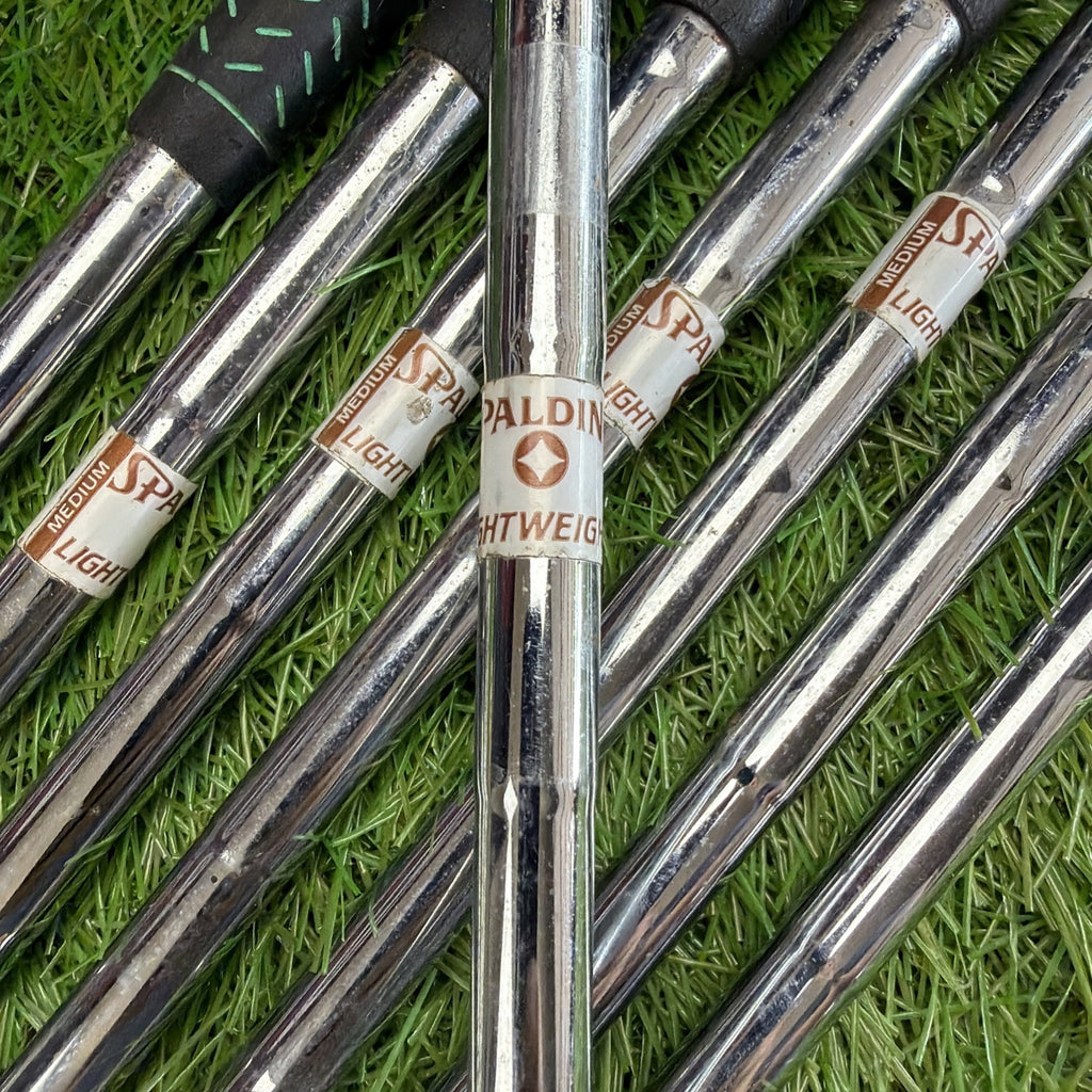Vintage Spalding Pro Flite Iron Set (3-PW) RH Light Weight Medium Flex Shafts